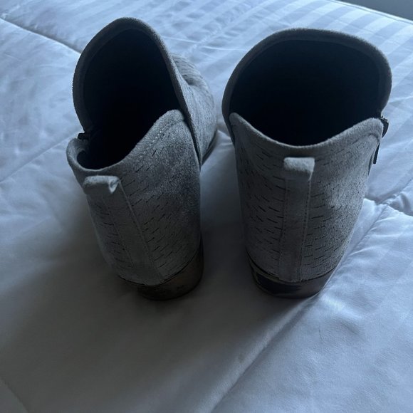 Gray Ankle Boots - Picture 3 of 5